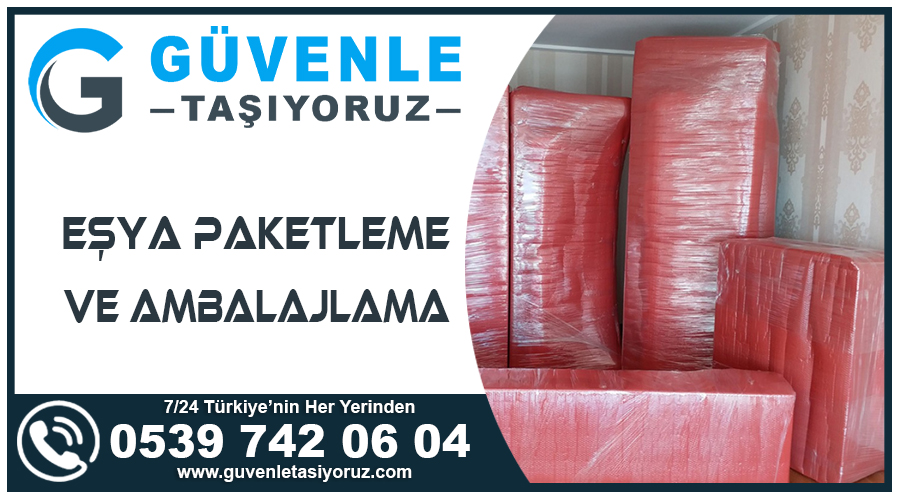 Eşya Paketleme ve Ambalajlama